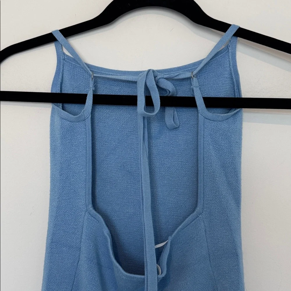 Abercrombie & Fitch Light Blue Mini Knit Dress - Size XS - Picture 6 of 8